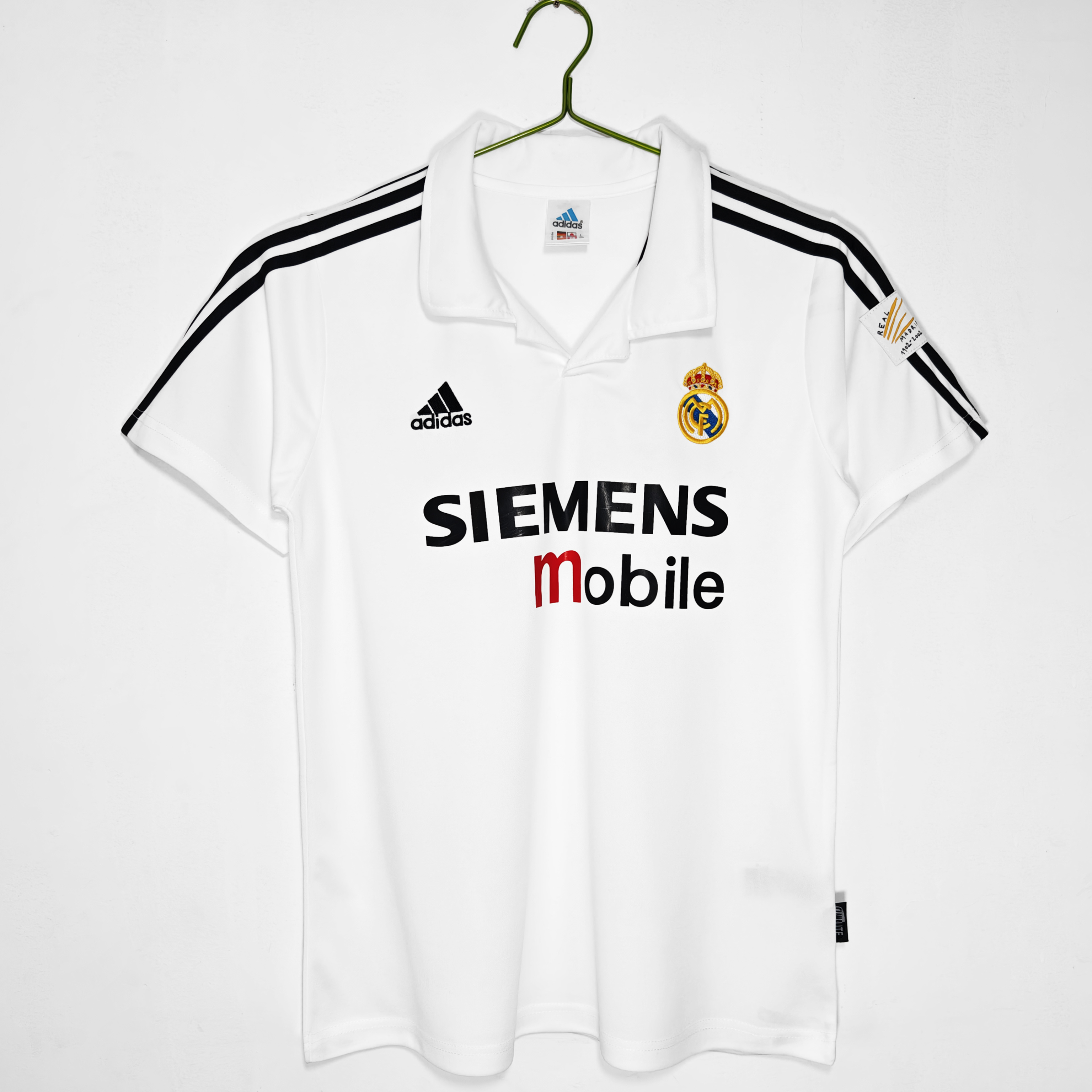 Camiseta de fútbol Real Madrid 2002/03 LOCAL MANGA CORTA VERSION FAN